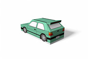 Car favor - 3d papercraft, a Print Template by PAPER amaze (Thumbnail 5 of 7)