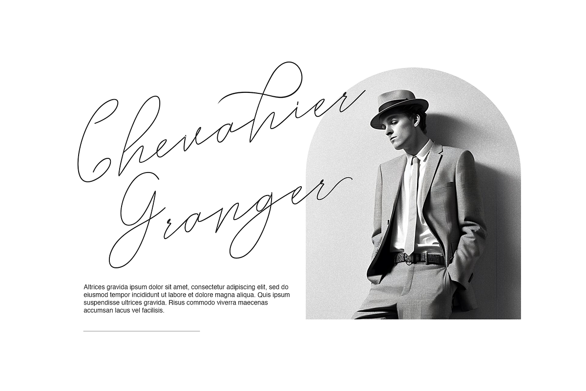 Embarghost - Classic Script Font, a Script Font by PuriCreative (Photo 2 of 11)