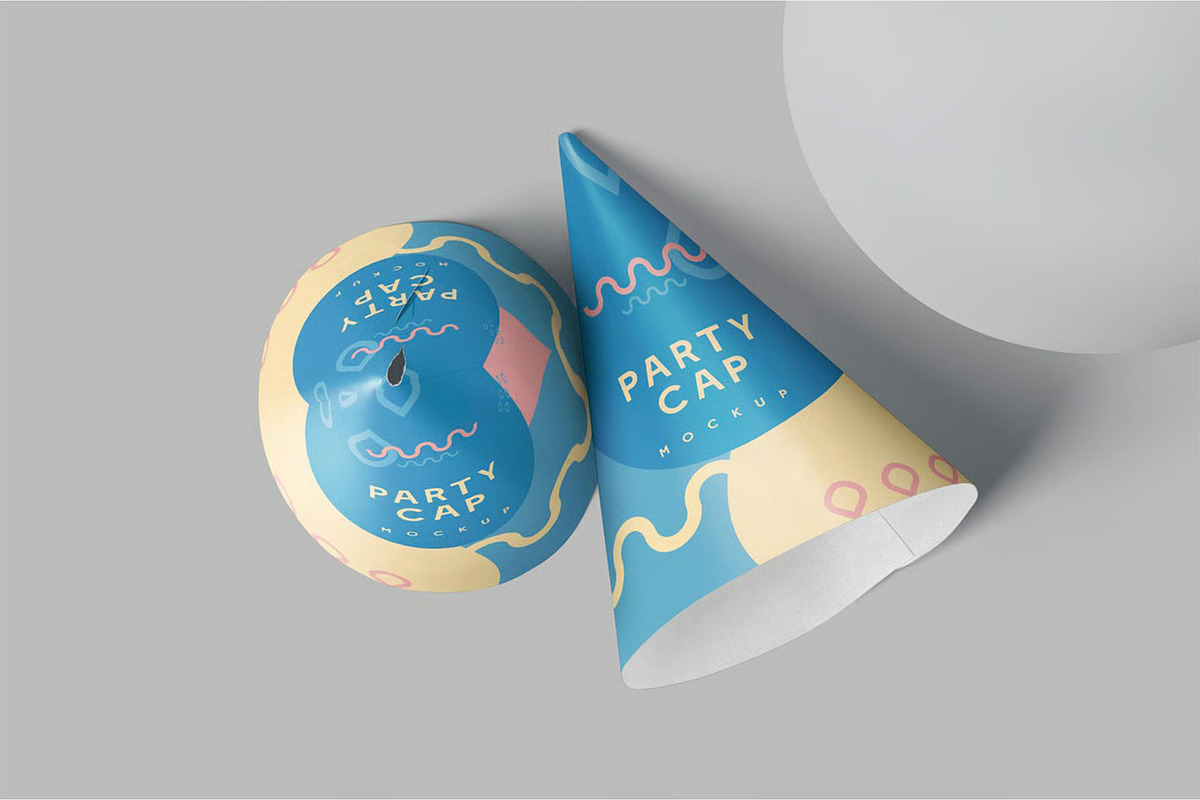 Party Cap Mockups, a Product Mockup by megostudi0 (Photo 6 of 6)