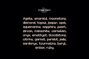 Stone Font, a Sans Serif Font by Mymlan Shop (Thumbnail 8 of 9)