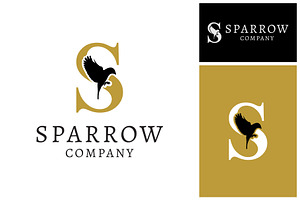 Sparrow Company Logo, a Branding & Logo Template by Atlantis X Nurman Arbai