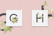 Spring alphabet letters, a Symbol Font by Polar Vectors (Thumbnail 14 of 23)