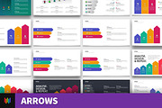 Arrows PowerPoint Templates, a Presentation Template by Warna Works (Thumbnail 1 of 8)