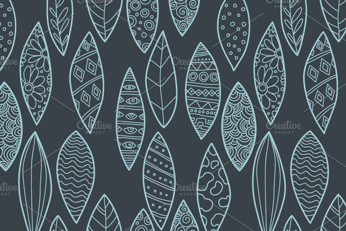 Leaves, a Pattern Graphic by YuliaBiser (Photo 3 of 6)