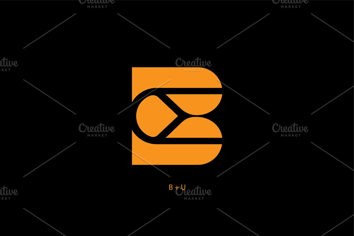 Letter B U logo design, a Branding & Logo Template by Dilum360 (Photo 2 of 2)