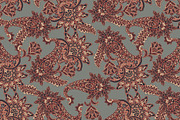 Paisley seamless fabric pattern, a Graphic by antalogiya (Thumbnail 2 of 4)