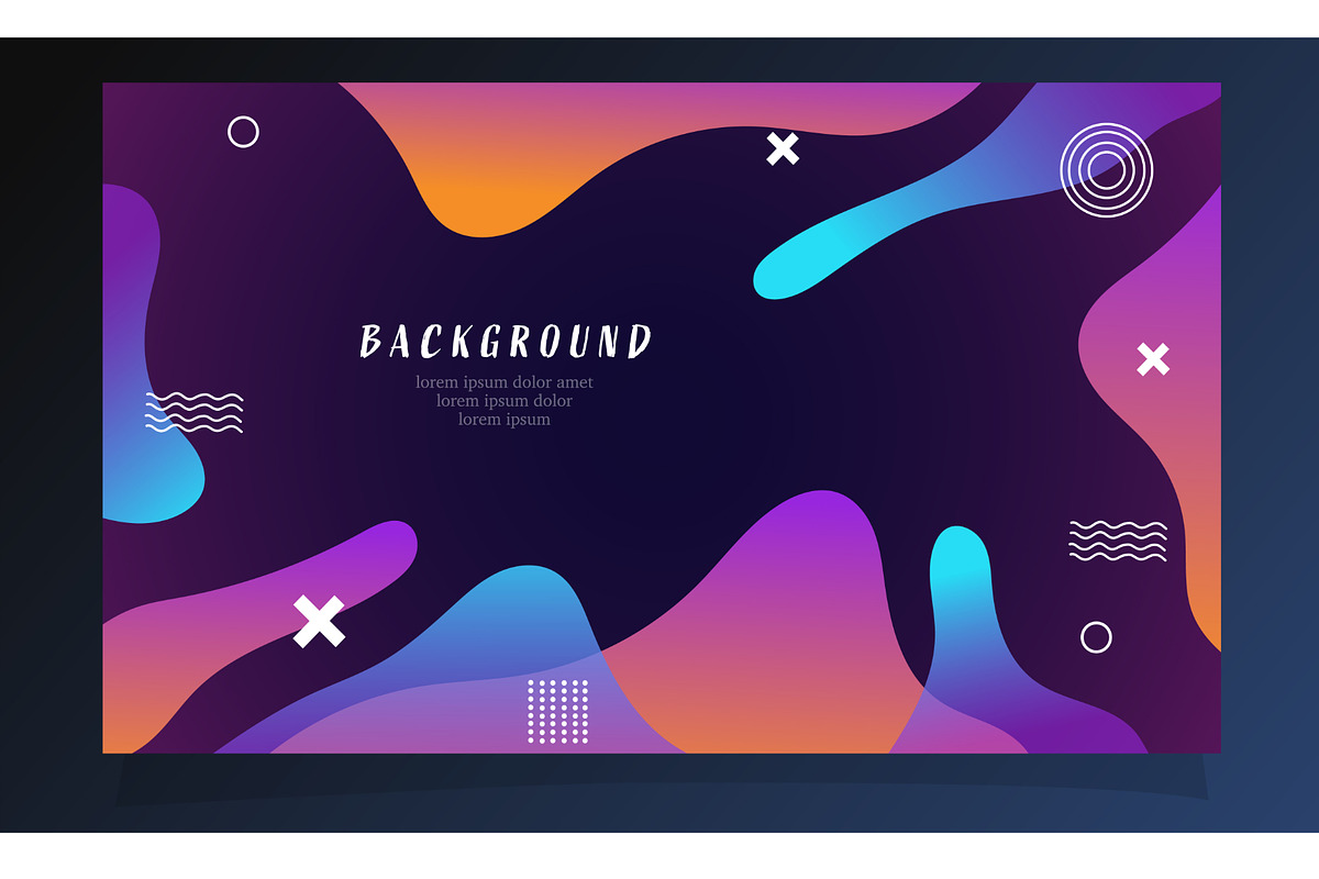 Abstract gradient background bundle, a Decorative Illustration by foxndeer (Photo 4 of 4)