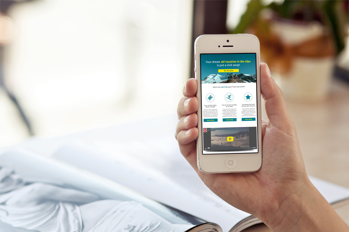 Travel & Vacation Email Template, an Email Template by VectorBurn (Photo 2 of 3)