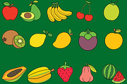 Tropical Fruit Illustration, an Illustration by baii09 (Thumbnail 2 of 2)