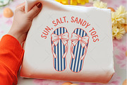 Sun Salt Sandy Toes Flip Flop PNG, an Illustration by OK Design (Thumbnail 4 of 5)