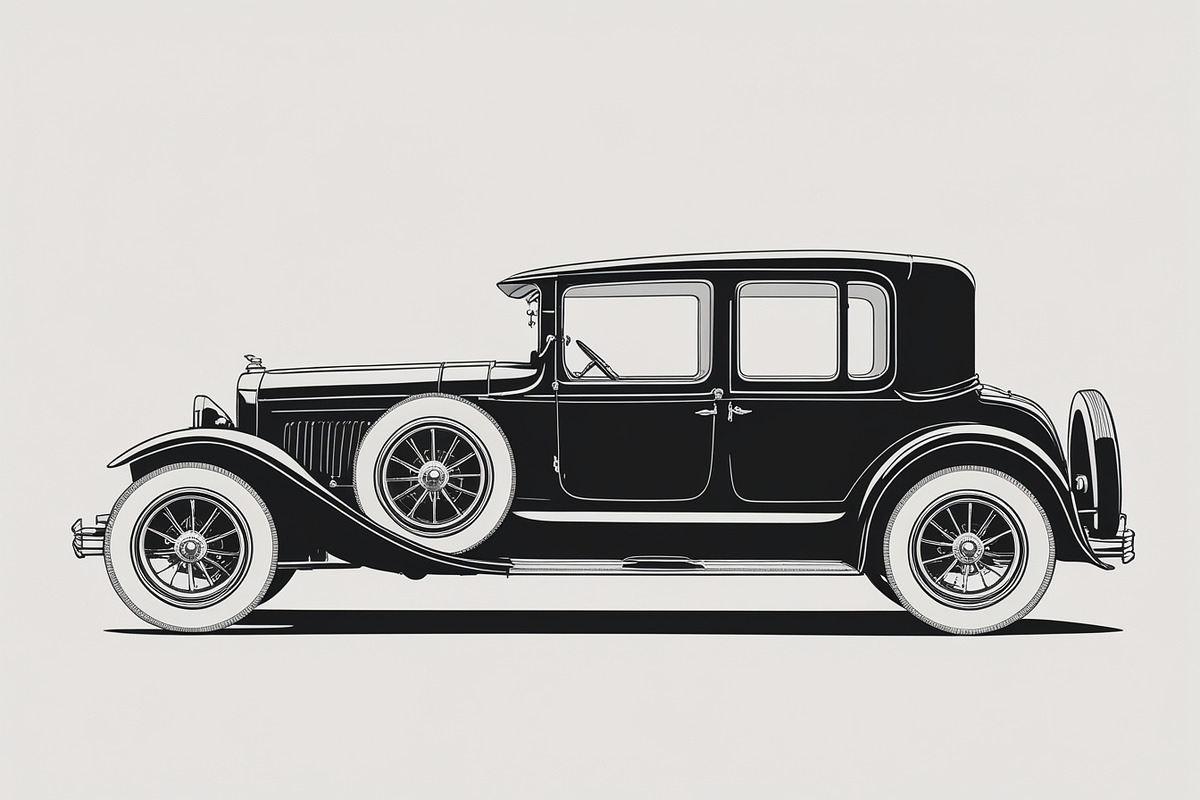 8 Vintage Car Silhouette Bundle, an Illustration by Creativeshirt (Photo 2 of 9)