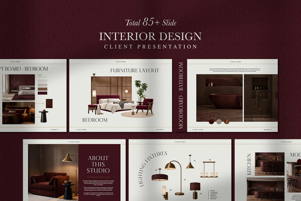 Luxury Interior Design Presentation, a Presentation Template by SKY CREATION (Photo 1 of 7)