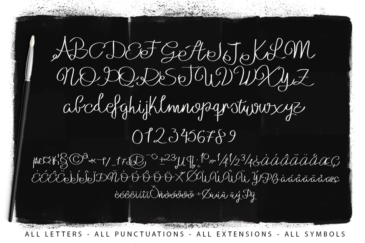 Julianne Script Typeface preview 2