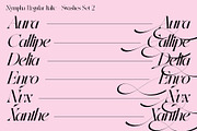 Nympha Luxurious Font, a Font by Lacre Type Foundry (Thumbnail 18 of 22)
