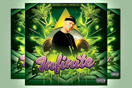 Infinite Mixtape Cover Template