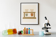 Science Lab Clipart Set, an Education Illustration by Palau (Thumbnail 5 of 10)