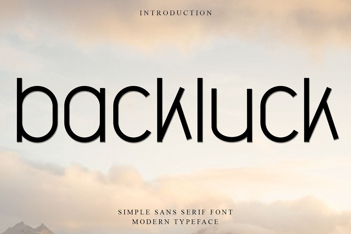 Backluck, a Sans Serif Font by FreshTypeINK (Photo 1 of 7)
