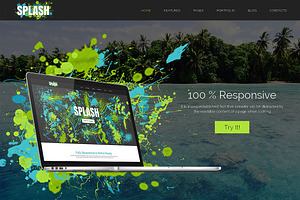 Splash Responsive Bootstrap Theme