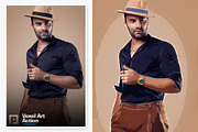 Vexel Portrait Art Photoshop Action, an Action Add-On by Shovajit (Thumbnail 6 of 10)