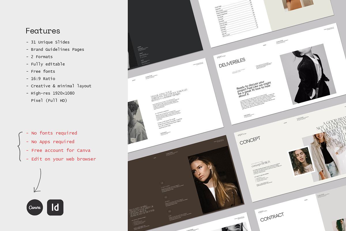 Expo | Brand Proposal, a Presentation Template by creathrivestudio (Photo 7 of 12)