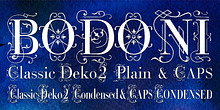 Bodoni Classic Deco Two
