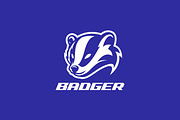 Bold Black White Badger Head Logo, a Branding & Logo Template by Signatoro (Thumbnail 3 of 3)