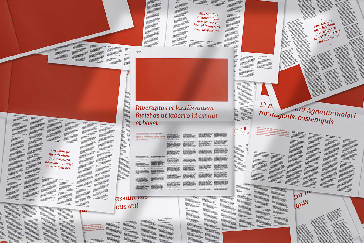 Broadsheet Newspaper Mockup, a Print Template by Dead Pixel Mockups (Photo 10 of 11)