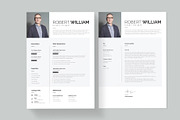Modern Resume Template | Word, a Resume Template by Pixelpick (Thumbnail 2 of 4)