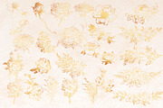 Gold Card templates and floral items, a Card Template by AnastasiyaOleynik (Thumbnail 8 of 9)