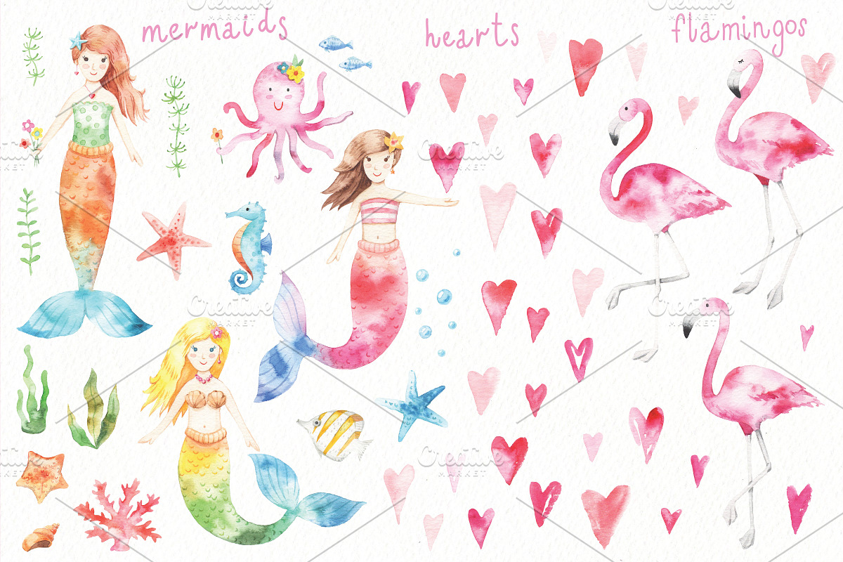 watercolor GIRL'S WORLD, an Animal Illustration by artnLera (Photo 2 of 4)