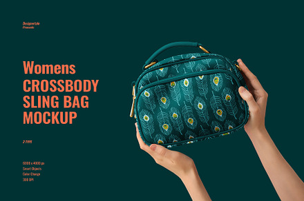 Women’s Crossbody Sling Bag Mockup