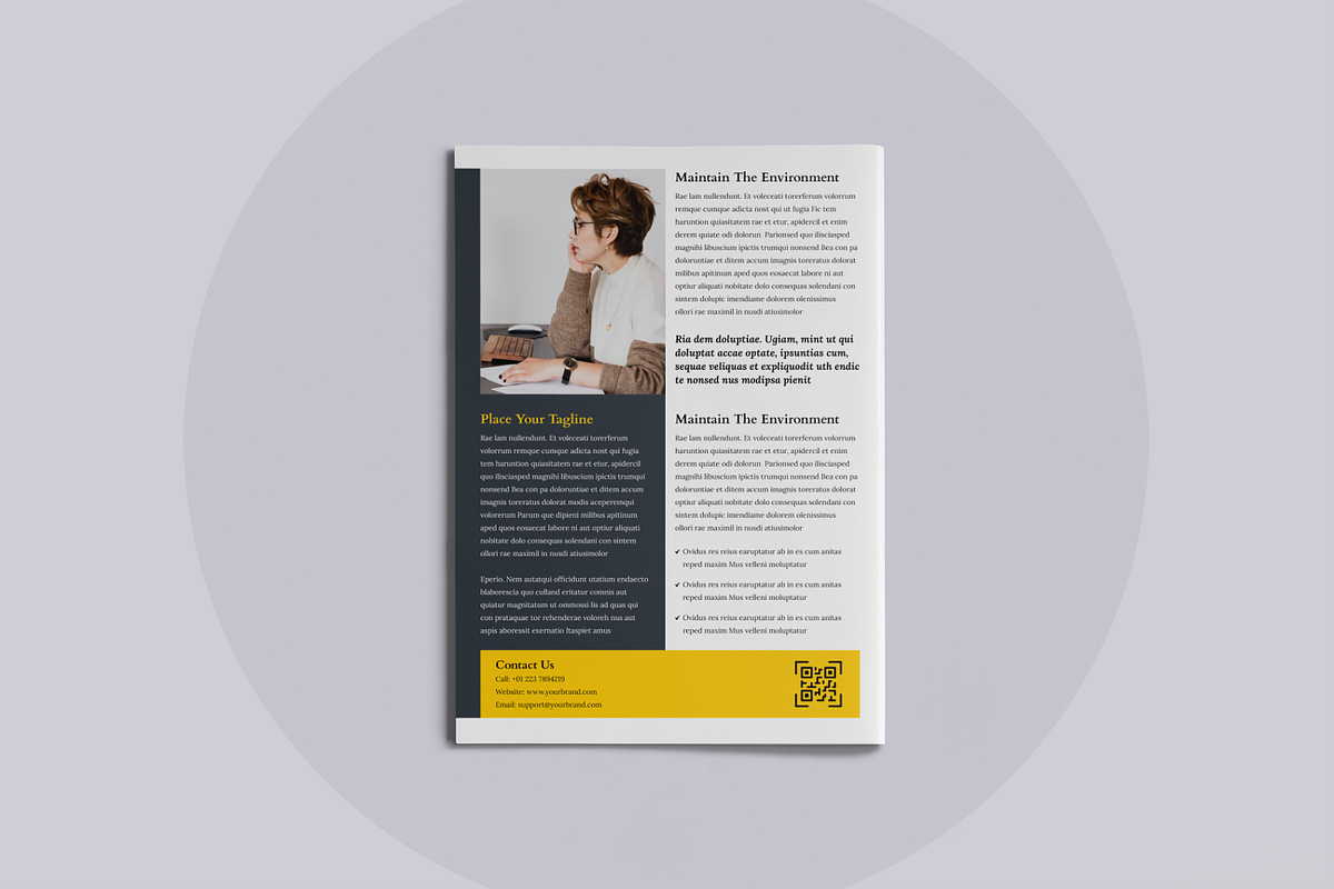 Newsletter Template | Canva preview 8