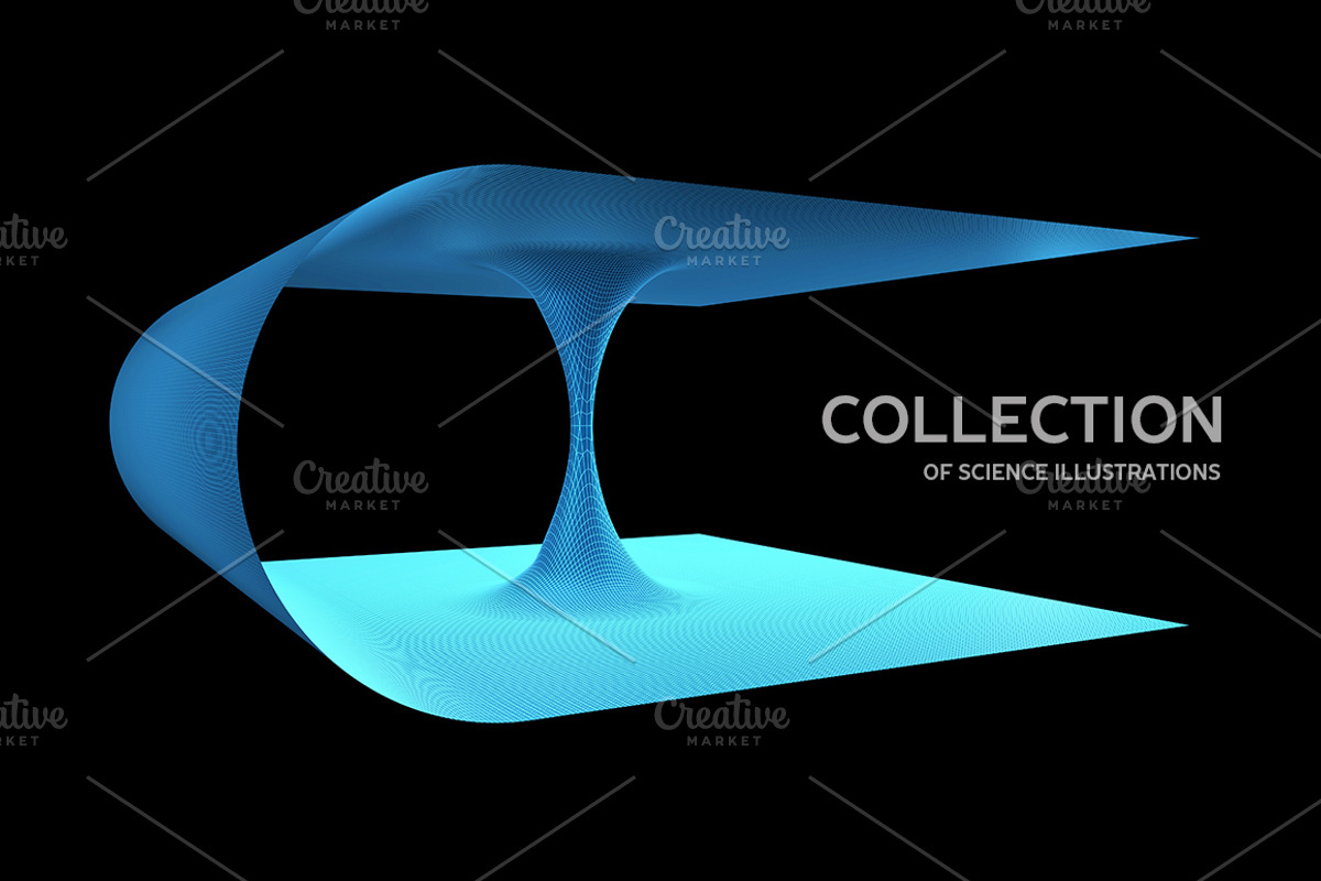 Illustrations of wormhole model., an Object Illustration by Julvil (Photo 1 of 8)
