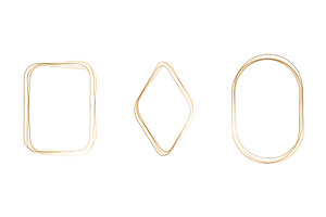 Watercolor frames in various, an Illustration by okskukuruza