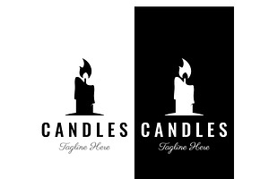 Simple luxury candle light logo, a Branding & Logo Template by LOGOCREATIVE