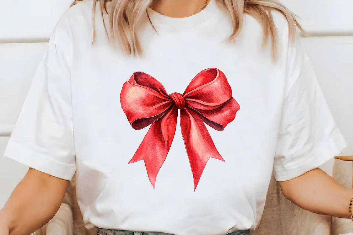 Chic Neon Red Christmas Clipart, an Illustration by Libby Wishes (Photo 6 of 7)