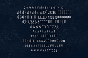 Limit Corner Typeface Extras