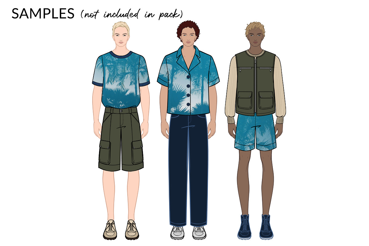 Male Colored Figures, a Person Illustration by Art by Lin (Photo 6 of 6)
