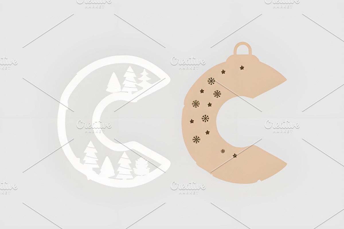 Christmas Lollipop Holder 3d SVG, an Object 3D Model by Coco Bloom (Photo 4 of 5)