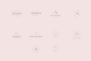 Altstatten Hotel Logo / Branding Kit