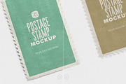 Postage Stamp Pair Mockup, an Advertising Mockup by Custom Scene (Thumbnail 9 of 11)