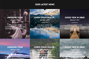 TRAVLR - E-newsletter PSD Template