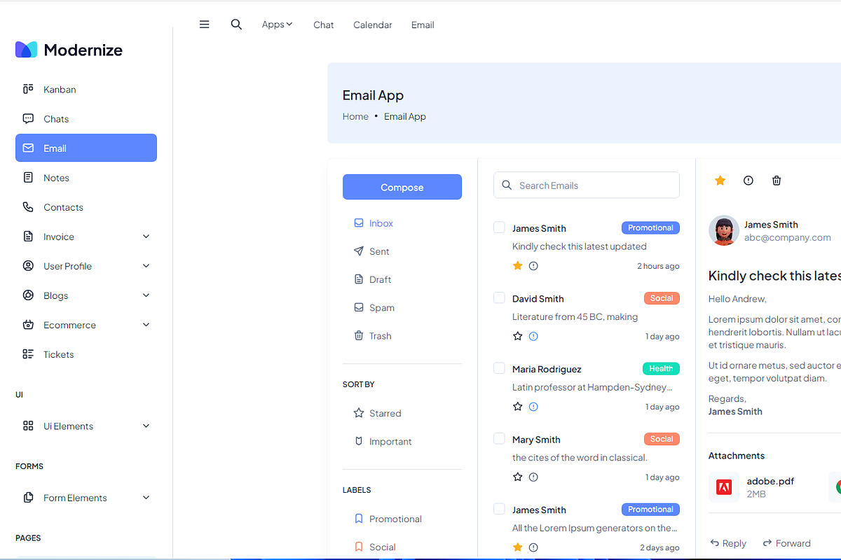 Modernize Tailwind Admin Dashboard, a Templates & Theme by AdminMart (Photo 13 of 15)