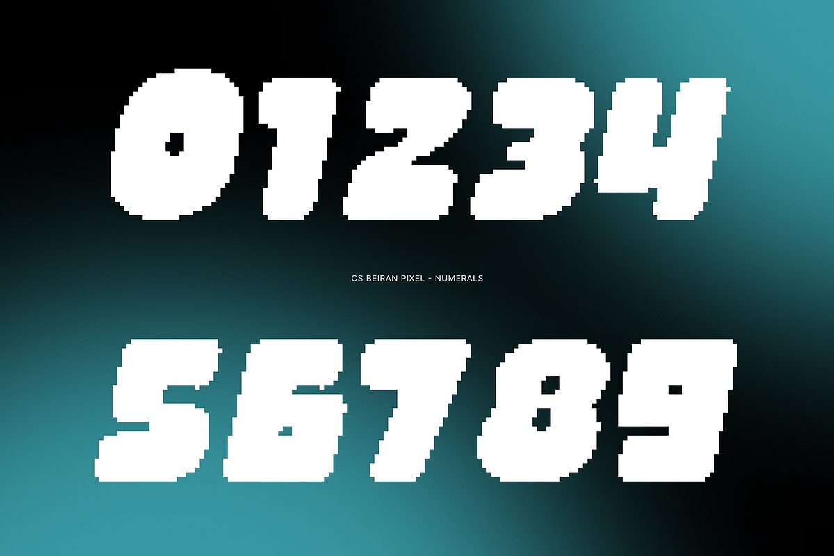 CS Beiran Pixel, a Sans Serif Font by Craft Supply Co. (Photo 3 of 8)