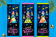 Christmas Night Magical Forest Set, an Object Graphic by Iraida_Bearlala (Thumbnail 4 of 11)