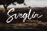 Sveglia, a Script Font by Wacaksara Co. (Thumbnail 1 of 14)