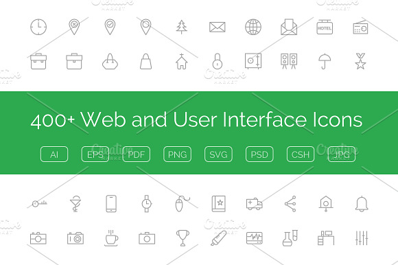 400 Web And User Interface Icons
