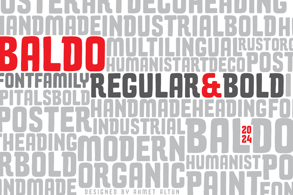 Baldo Font Family, a Sans Serif Font by Ahmet Altun (Photo 2 of 5)