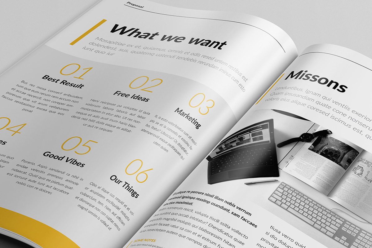 Creative Proposal, a Brochure Template by Kovalski (Photo 4 of 11)