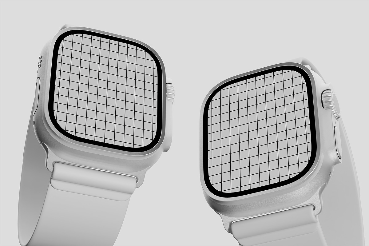 Smartwatch Mockup Pack, a Wearable Device Mockup by Neermana (Photo 11 of 12)